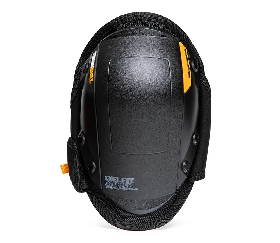 ToughBuilt – GelFit Rocker Knee Pads, Professional Gel Cushion Kneepads with EVA Foam Comfort Layer, Rocker-Style Shell Smooth Mobility, Adjustable Straps Heavy-Duty Jobsite Protection (TBL-KP-G201-R) - size: GelFit Rocker
