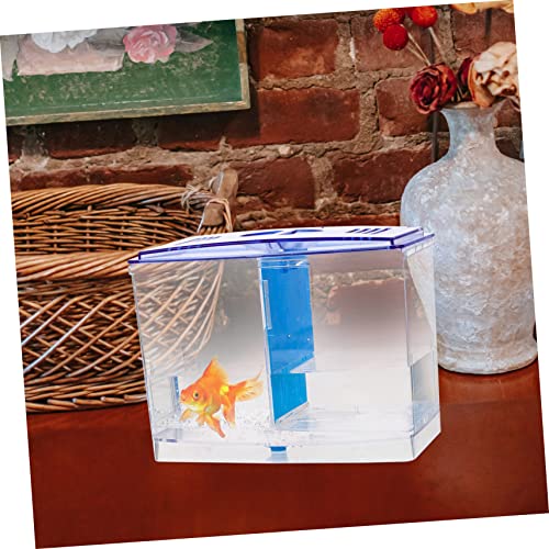 Aquarium Isolation Box for Betta Fish Acrylic Breeding Tank for Tropical Fish Smooth for Separation and Spawning