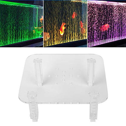 Protein Skimmer Stand Clear Protein Separator Bracket Adjustable Height | Acrylic Bracket Heightening Accessories for Aquarium Fish Tank - size: Small