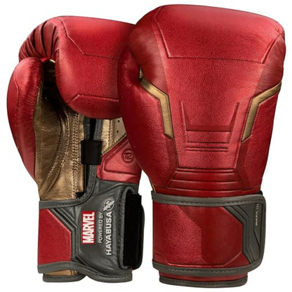 Hayabusa Marvel Hero Elite Boxing Gloves for Men and Women - color: Iron Man, size: 12oz