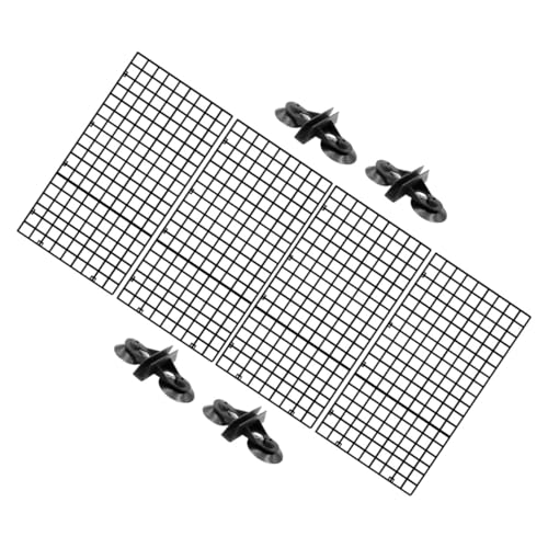 balacoo 1set Aquarium Panel Lattice Divider Suction Cups Black Easy to Install and Remove for Fish Separation and Breeding Versatile Aquarium Supplies