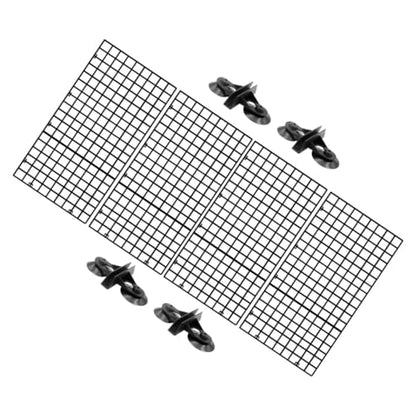 balacoo 1set Aquarium Panel Lattice Divider Suction Cups Black Easy to Install and Remove for Fish Separation and Breeding Versatile Aquarium Supplies