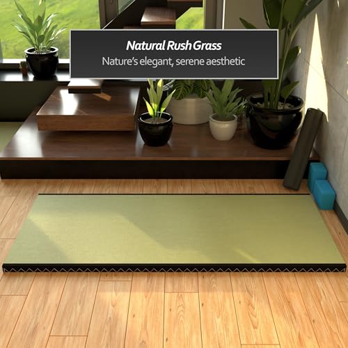 Red Lantern Half California King Tatami Mat - size: California King (36 in x 84 in)