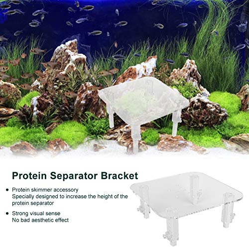 Protein Skimmer Stand Protein Separator Bracket Adjustable Height | Acrylic Bracket Protein Separator Heightening Accessories for Aquarium Fish Tank - size: Middle
