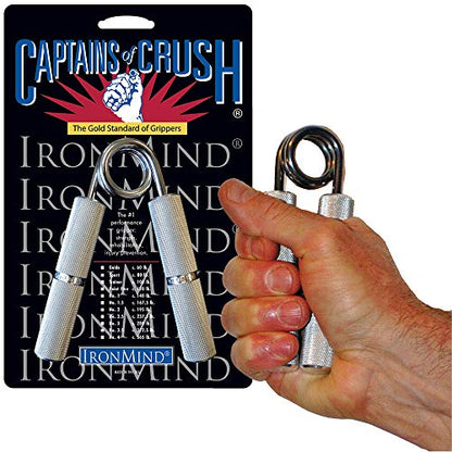 IronMind Captains of Crush Gripper | The Fastest Way to the Strongest Grip | The Gold Standard of Grippers | The Single Best Hand Strength Training Tool You Can Buy | Made in the USA - size: 5. No. 1 (140 lb.)