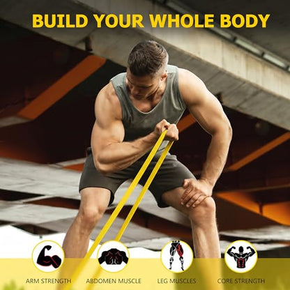Pull Up Bands, Resistance Bands, Pull Up Assistance Band Exercise Bands for Men & Women Working Out, Body Stretching, Physical Therapy, Muscle Training - color: Multicolor