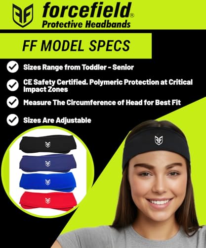 Protective Headgear for Teens and Adults Ultra Protective Headband by Forcefield - color: royal blue