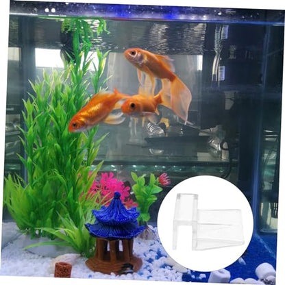 Strong Support Holder for Tank 4pcs Plastic Clips Glass Cover 8mm Easy to Fasten Suitable for Aquariums