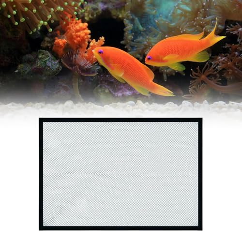 Baoblaze Fish Tank Lid Cover Top Cover Anti Jumping Aquarium Screen Transparent Mesh Netting Replacement Net Fish Guard, 60x30cm - size: 60x30cm
