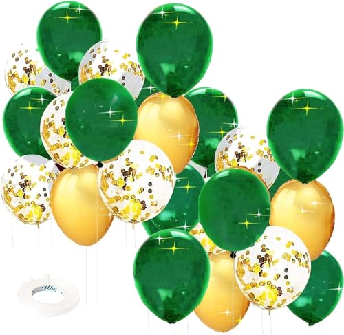 Graduation Party Decorations Green Gold 2026/Green Gold Graduation Decorations/Green Gold Balloons/St. Patrick’s Day/Birthday Decor