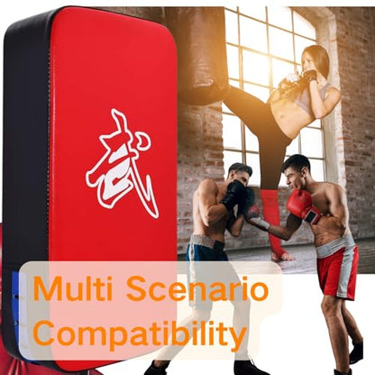 TLBTEK Taekwondo Kick Shield - Muay Thai MMA Karate Kickboxing Training Pads - Curved Leather Strike Shield