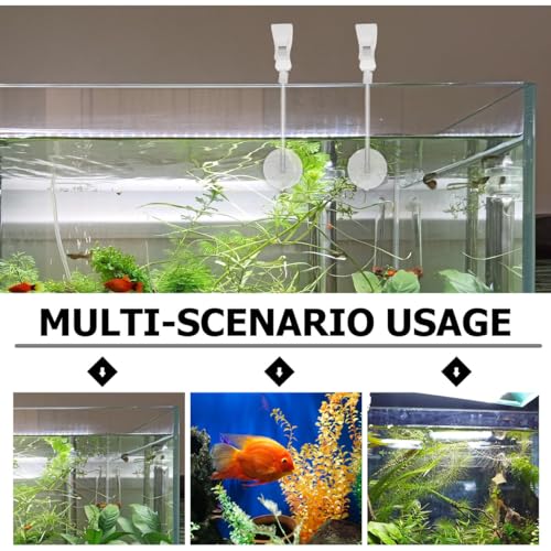 BESPORTBLE 3pcs Adjustable Cup Clips for Fish Tank Versatile Veggie Holder -Resistant Design Effortless Installation for Securing Aquarium Accessories Quick Setup