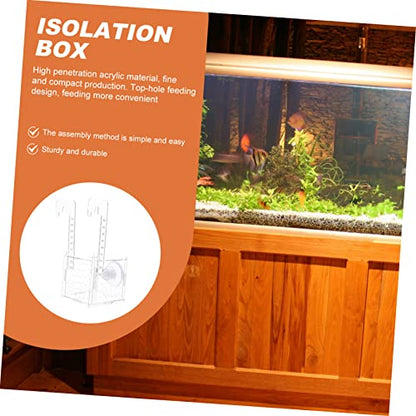 Isolation Box for Fish Transparent Breeding and Incubation Separator for Aquariums Easy to Clean and Store for Fish and Observation