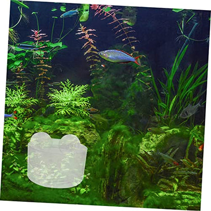 4pcs Acrylic Fish Feeding Cup Set Shrimp Feeder Suction Base for Aquatic Feeding in Aquariums and Fish Tanks