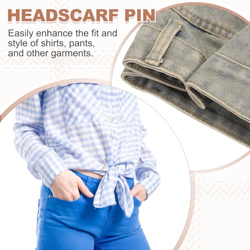 MECCANIXITY Artificial Pearl Brooch Pins, Safety Pins Sweater Shawl Clips for Women, Anti-Exposure Neckline Waist Adjuster for Scarf, T-Shirt, Pants,Multicolor 18pcs, 2 Styles - color: Black,gold,champagne