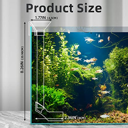 Shrimp Feeding Dish Set, Shrimp Feeder Tube Kit for Fish Tank(15" | Clear Durable, Simple Installation, Keep Water Clean, Shrimp Feeding Tube with Feeding Ring & Cleaning Brush