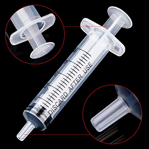 Frienda 20 Packs Syringes Without Needles,5 Ml | Large Plastic Measuring Tools for Food, Horse Care, Lab Dispensing, Graduated Markings, Reusable Multipurpose Applicators - size: 5 ml