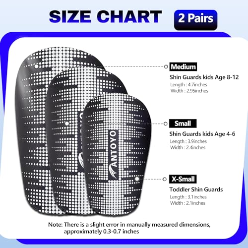 Mini Shin Guards Soccer Kids,Small Protective Gear with Fixed Straps | 2 Pairs Small Tiny Shin Pads Match Equipment Protective Tiny Shin Guards Soccer for All Ages - color: White Stars, size: S(H: 3.9 in,W: 2.4 in)
