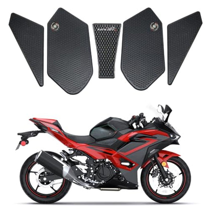 For Kawasaki Ninja 500 Z500 Ninja500 SE 2026 Side Fuel Tank Pad Protector Stickers Decal Gas Knee Grip Traction Pad Ninja 400 Z400 2018-2025 Tank GripS