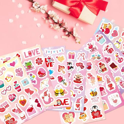Valentine Stickers 405 PCS Love Heart Stickers, Valentines Day Stickers - style: Valentine