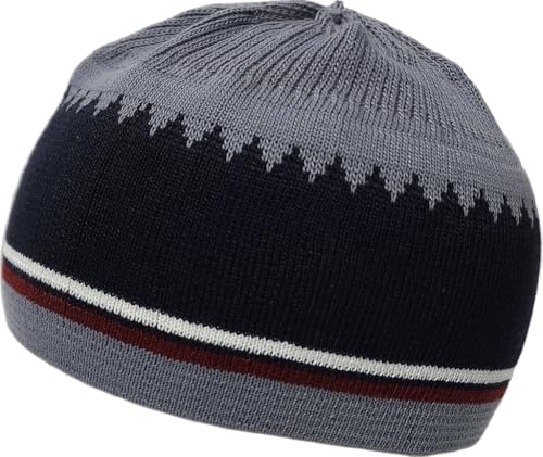 Set 4 Kufi Hat for Men Muslim AMN-225 Beanie Skull Cap Islam Taqiyah Takke Gift - color: Color Set 6