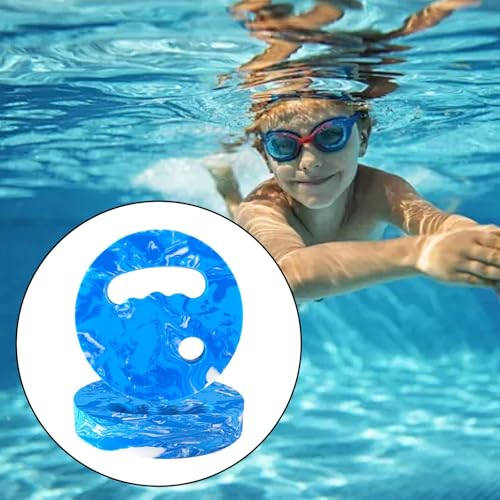 Menolana Water Exercise Discs Pool Resistance, Swim Discs Lightweight Buoyancy EVA Foam Aerobic Equipment for Water Workout Beach Pool - color: Blue White