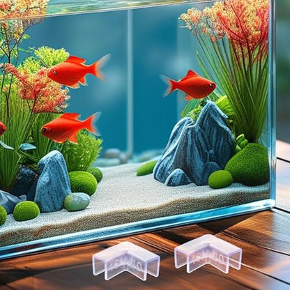 Ipetboom 25pcs Aquarium Glass Corner Protectors 10mm L-Shaped Edge Guards Fish Tank Safety Bumpers and Furniture Protection