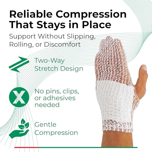 Lohmann & Rauscher tg Fix Net Tubular Bandage, Elastic, Size B, 40cm x 25m | Wide-mesh bi-elastic tubular net bandage that holds wound dressings in place without tape - size: Size B - Small Extremities