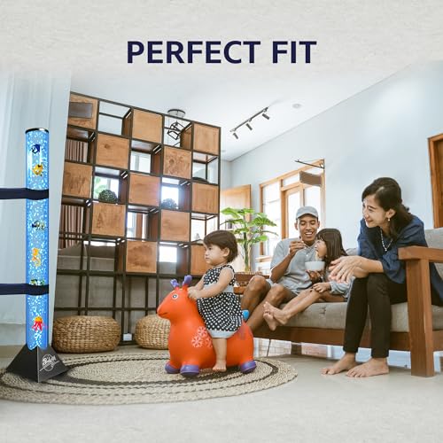 Wall Bracket for Fish Bubble Lamp | Sensory Bubble Tube Holder | Adjustable Arm for Light up to 10cm Diameter | Aquarium Light Bracket to Keep Fake Fish Aquarium Lamp Safe, Prevent Spillage