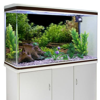 AWERT Aquarium Background River Bed & Lake Aquatic Plant Fish Tank Background Vinyl 36x18 inches - size: 36x18in/90x45cm