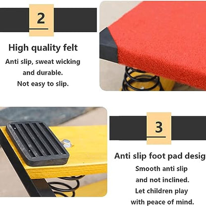 Spring Board Sport Equipment, Vault Gymnastics Springboard with Crash Protection Mats Ideal for School Or Home Use - size: 50*80cm