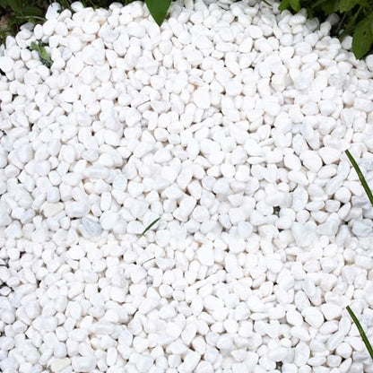 45lb White Rocks for Plants,Potting,Succulents Aquarium Fish Tank Garden Vases Decorative Pebbles Gravel Rocks Stones - size: 45LB, style: White