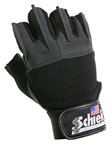 Schiek Sports 530 Platinum Lifting Gloves - Wrist Wrap Non Slip Exercise Gloves (Small)