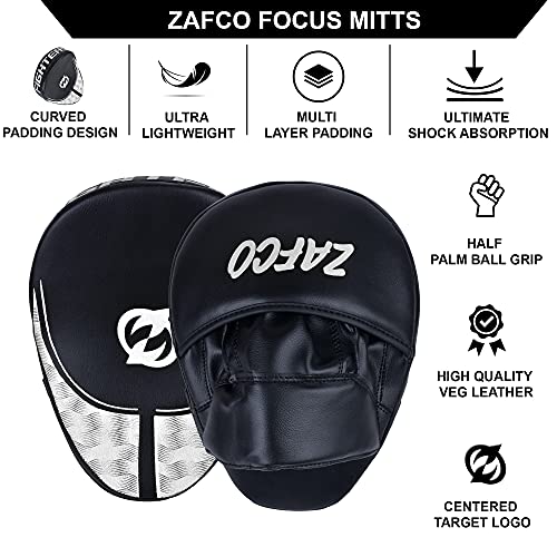 Boxing Mitts for Muay Thai MMA Sparring Training Punching Focus Punch Target Mitts and Pads - color: White