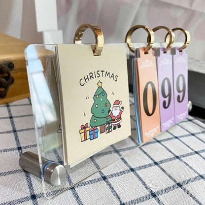 Countdown Calendar for Festivals,Days Left Tracker for Holidays, Birthdays, Anniversaries, Vacation, Goals,Retirement, wedding, Christmas, school out,mother'day,father'day,halloween,new years，Suitable for offices, homes, and schools