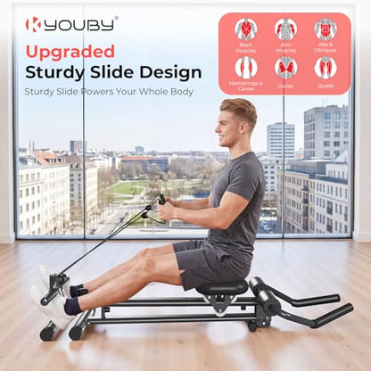 OWLSKY Ab Machine, Adjustable Ab Trainer Machine for Abs Workout at Home Gym, Foldable, Knee Protection, LCD Monitor, Device Holder, 400 LBS,Abdominal Trainer for Stomach Workout - style: A-Black
