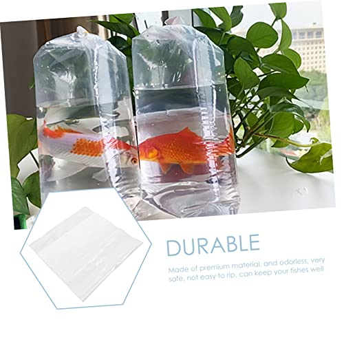 Unomor 20pcs Live Fish Transport Bags Leakproof Storage Bags for Aquarium Fish Shipping Pouches