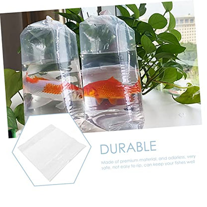 Unomor 20pcs Live Fish Transport Bags Leakproof Storage Bags for Aquarium Fish Shipping Pouches