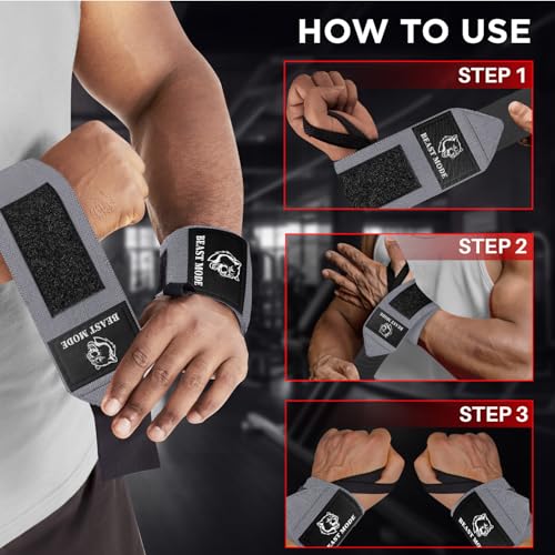 TECEUM Weightlifting 18" & 12" Wrist Wraps with Thumb Loop – Heavy Duty Wrist Workout Braces for Men and Women – Ideal for Powerlifting, Strength Training, Bodybuilding - color: Pink, style: 18" – Queen of Lifts