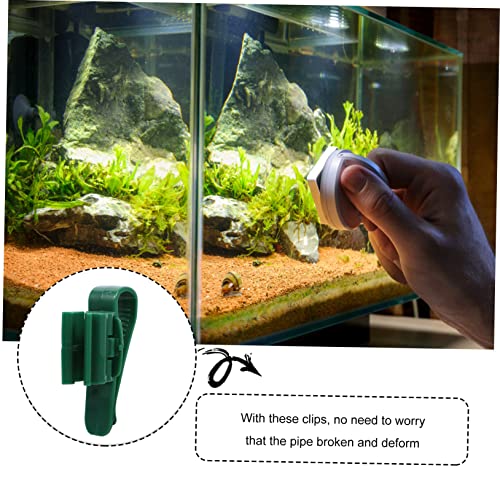 BESPORTBLE 4pcs Fish Tank Clips Strong Plastic Hose Holder for Easy Installation Aquariums Space-Saving Design for Pet Fish Owners