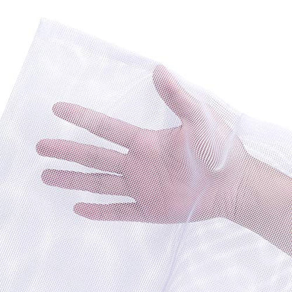 JIHAQUA Aquarium Filter Bags with Plastic Zipper,11.5 x 15.5 inch, 6 Pack | Reusable, Fish Tank Filter Media, Mesh Bags, Large - size: 11.5 x 15.5 inch (6 Pack)