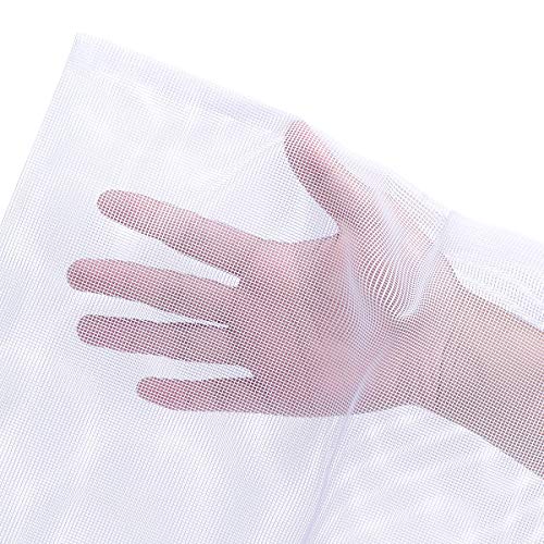 JIHAQUA Aquarium Filter Bags Large - Reusable Fish Tank Filter Media Mesh Bags with Plastic Zipper (14 x 18 inch (6 Pack)) - size: 14 x 18 inch (6 Pack)