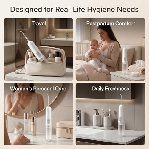 Portable Bidet Sprayer 140ml – Compact Handheld Travel Bidet Bottle for Personal Hygiene & Camping – Adjustable Gentle Water Spray, Lightweight & Easy to Carry for Fresh Cleaning Anywhere.