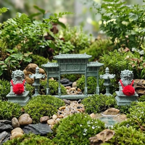 5pcs mini Oriental Chinese Decor Environmentally Friendly Natural Stone Non-Toxic and Harmless for Zen Garden Accessories，Fish Tank，Bonsai Accessories，Aquarium Ornament