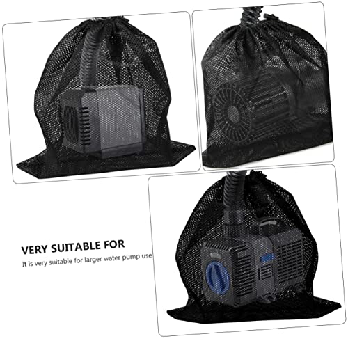 UKCOCO 3Pcs Water Pump Filter Bag Durable Mesh for Outdoor Swimming Pools Easy to Use Drawstring Design Protects Pumps from Debris and Fish from Harm