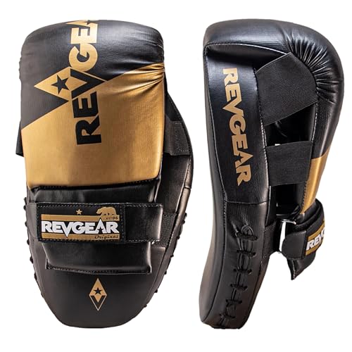 Revgear Phoenix Boxing Mitts and Pads Pair (All in One - Target & Glove) - Ideal Boxing Equipment for Men, Women, Kids - Perfect for MMA, Muay Thai, Kickboxing, Sparring, and Boxeo Training
