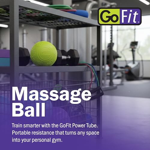 GoFit 5 Inch Massage Ball - Muscle Pain Management, Green - size: 5-Inch