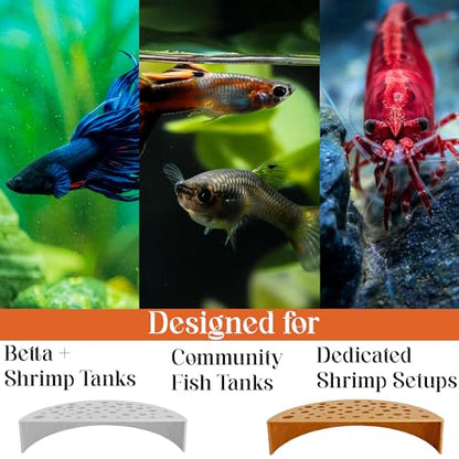 Shrimp Breeding Protector, Shrimp Hide Tunnel, Black | Aquarium tunnel creates a sheltered breeding cave for dwarf, cherry and baby shrimp while helping protect young shrimp. - color: Black