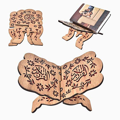 29.2cm Book Stand Holder Kuran Quran Koran Holy Book Stand Holder for Islamic Books and Bible Reading Home Decoration