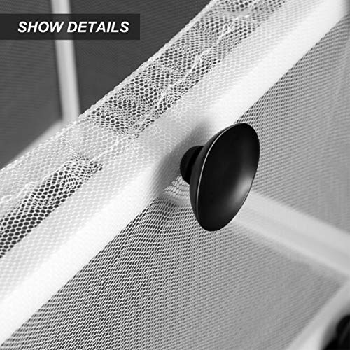 HANABASS 2pcs Fish Net Breeder Box Cups for Aquarium Isolation Hatchery for Fry Increases Survival Rate Fish Tanks